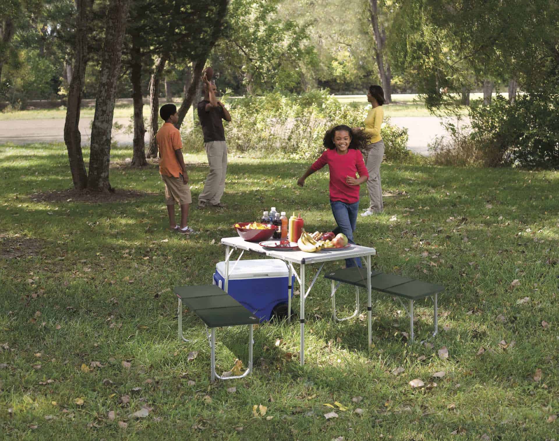 Picnic Table Pack Away Table Seats Coleman