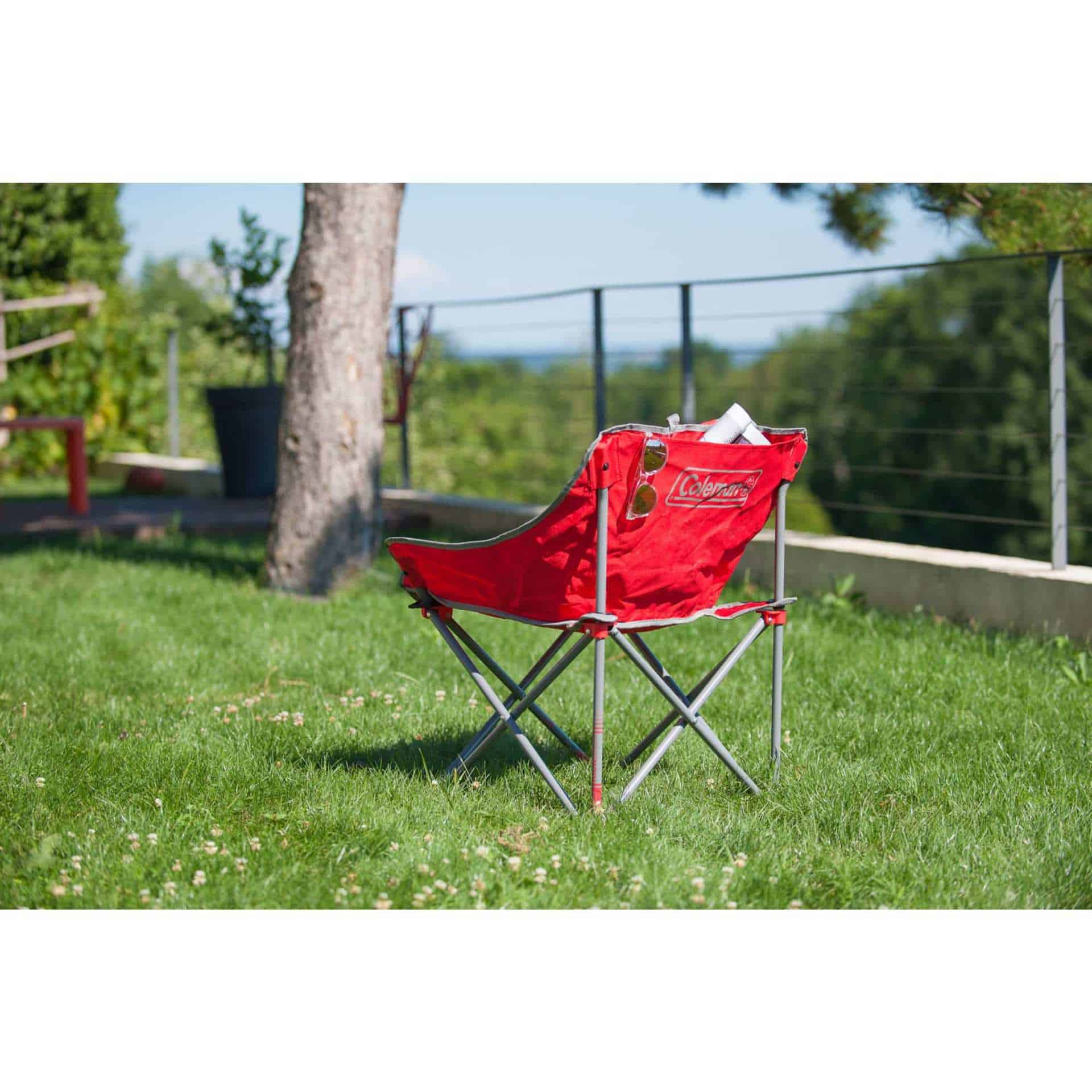 Kickback Camping Chair Red Coleman