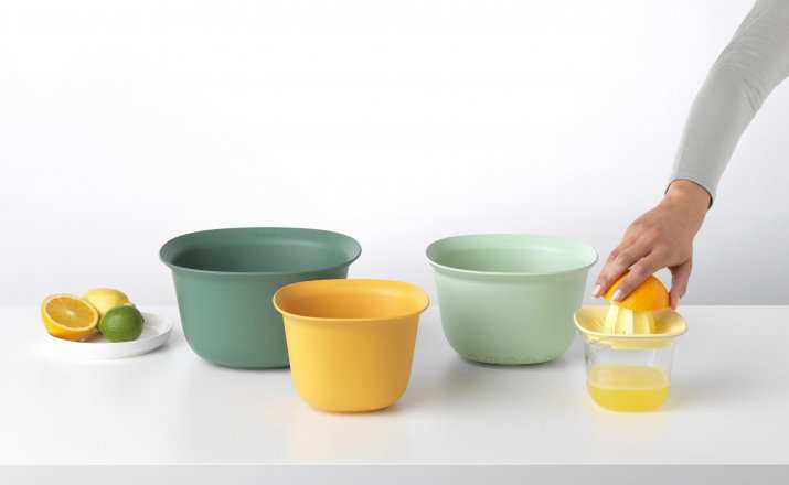 Kitchen Colander Set Mixing Bowl Brabantia Colour Tasty +