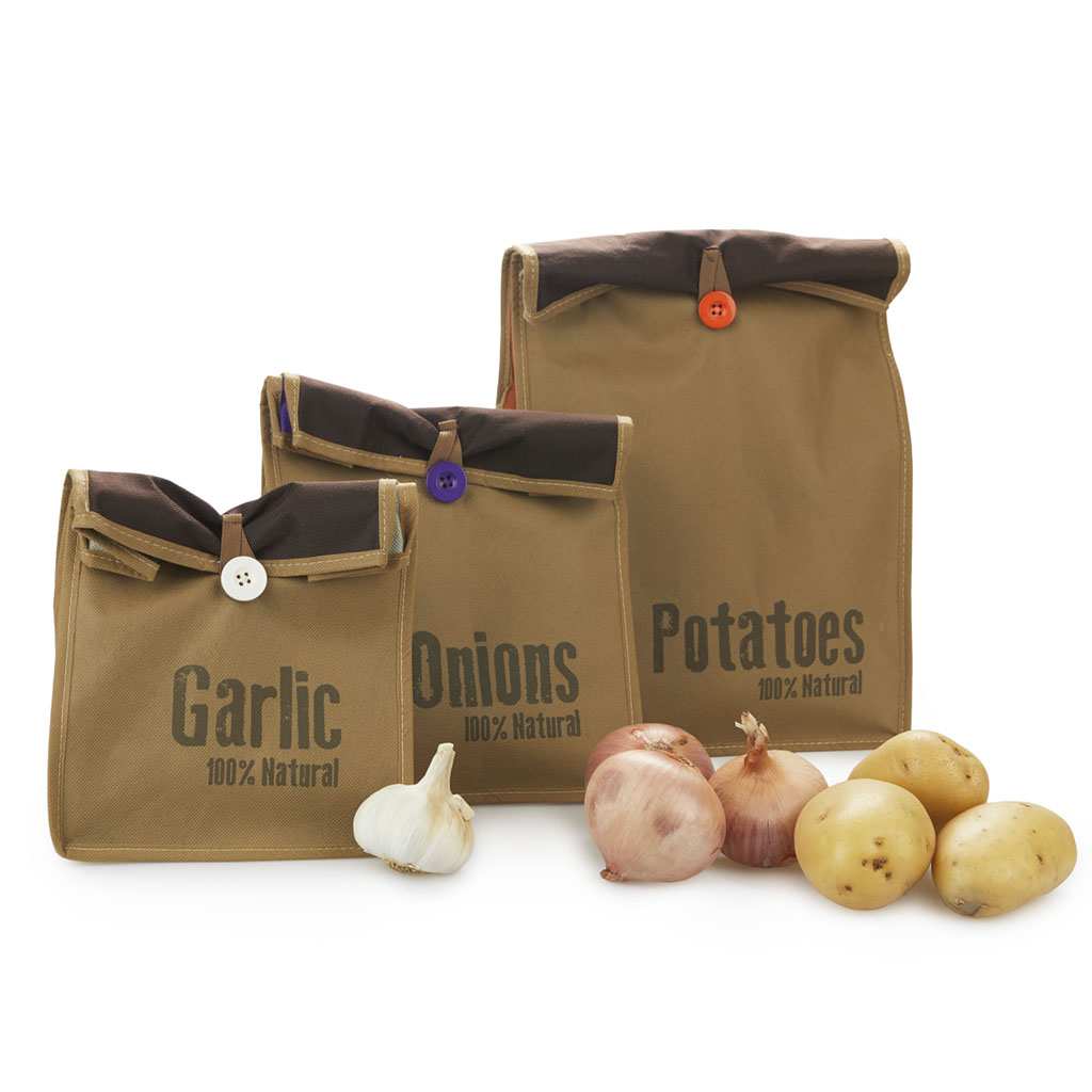 Vegetables Storage Onions Potatoes Fresh Bag Balvi