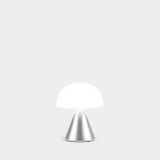 LED mini stalinė naktinė lempa MINA Lexon dizaino sidabrinė