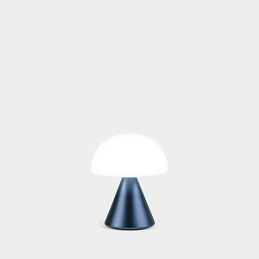 LED Mini Desk Night Lamp MINA Lexon Design Dark Blue