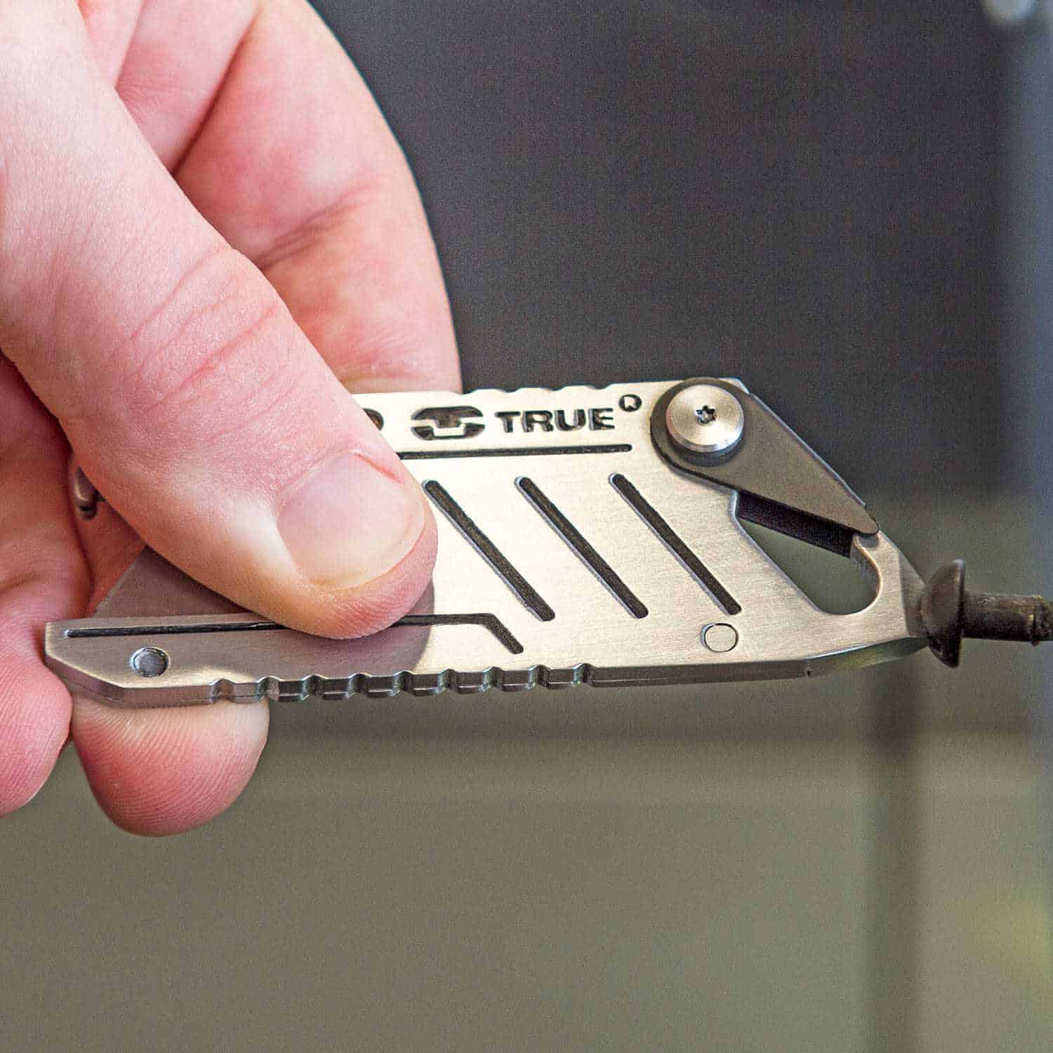 True Utility Box Cutter Mini Craft Knife Keyring Packaging