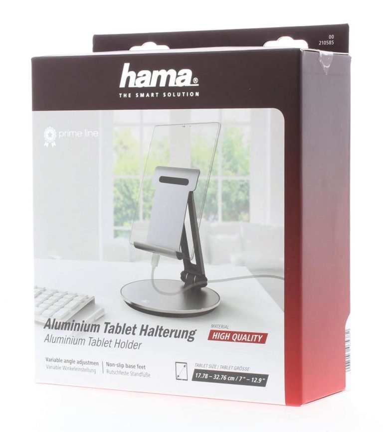 Hama Holder for Tablets 7-12.9" Aluminium