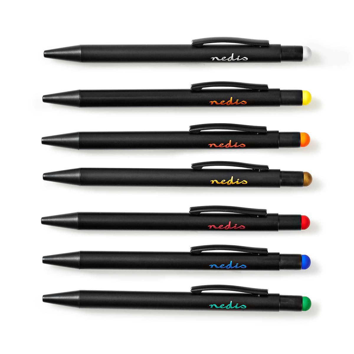 Nedis Eingabestift für Tablets mit Kugelschreiber 7 Stück