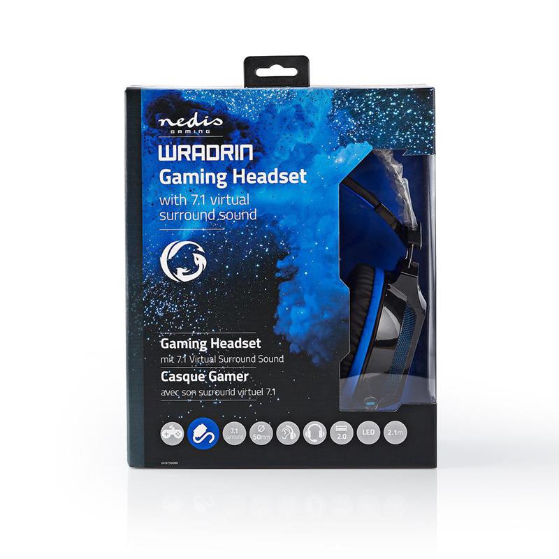 Nedis Gaming Headset – Over-ear – Surround – Micrphone