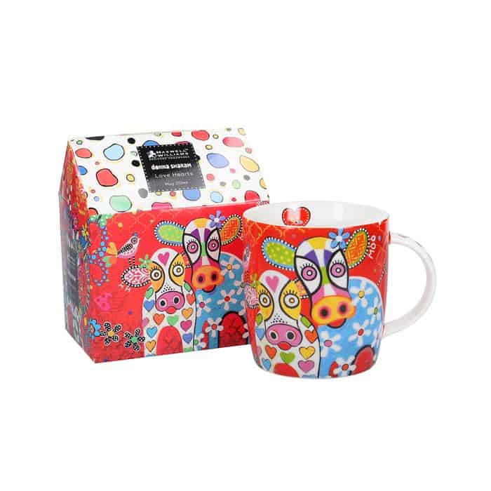 Maxwell & Williams Love Hearts Mug 370ml Giftbox – Happy Moo
