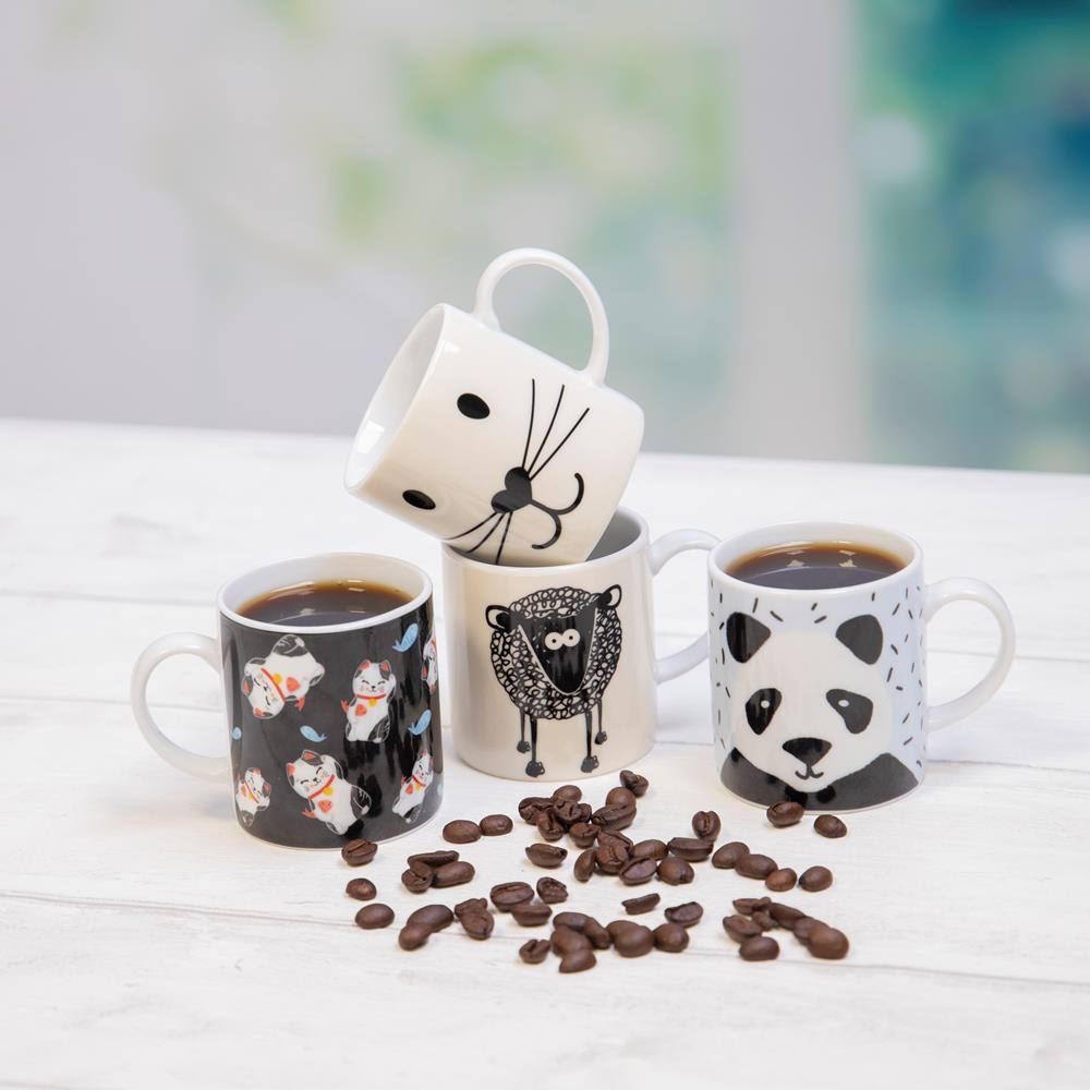 KitchenCraft 80ml Porcelain Panda Espresso Cup