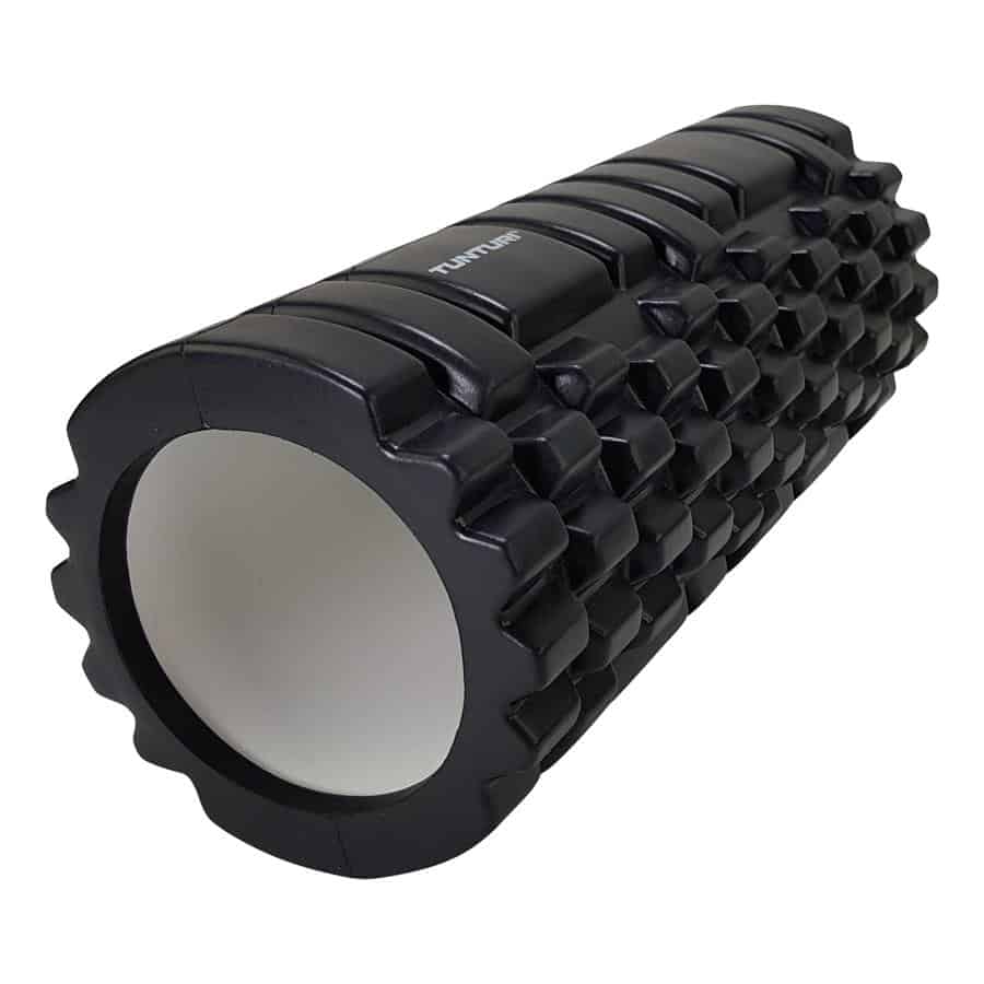 Tunturi Foam Roller Yoga Grid 33cm – Negro