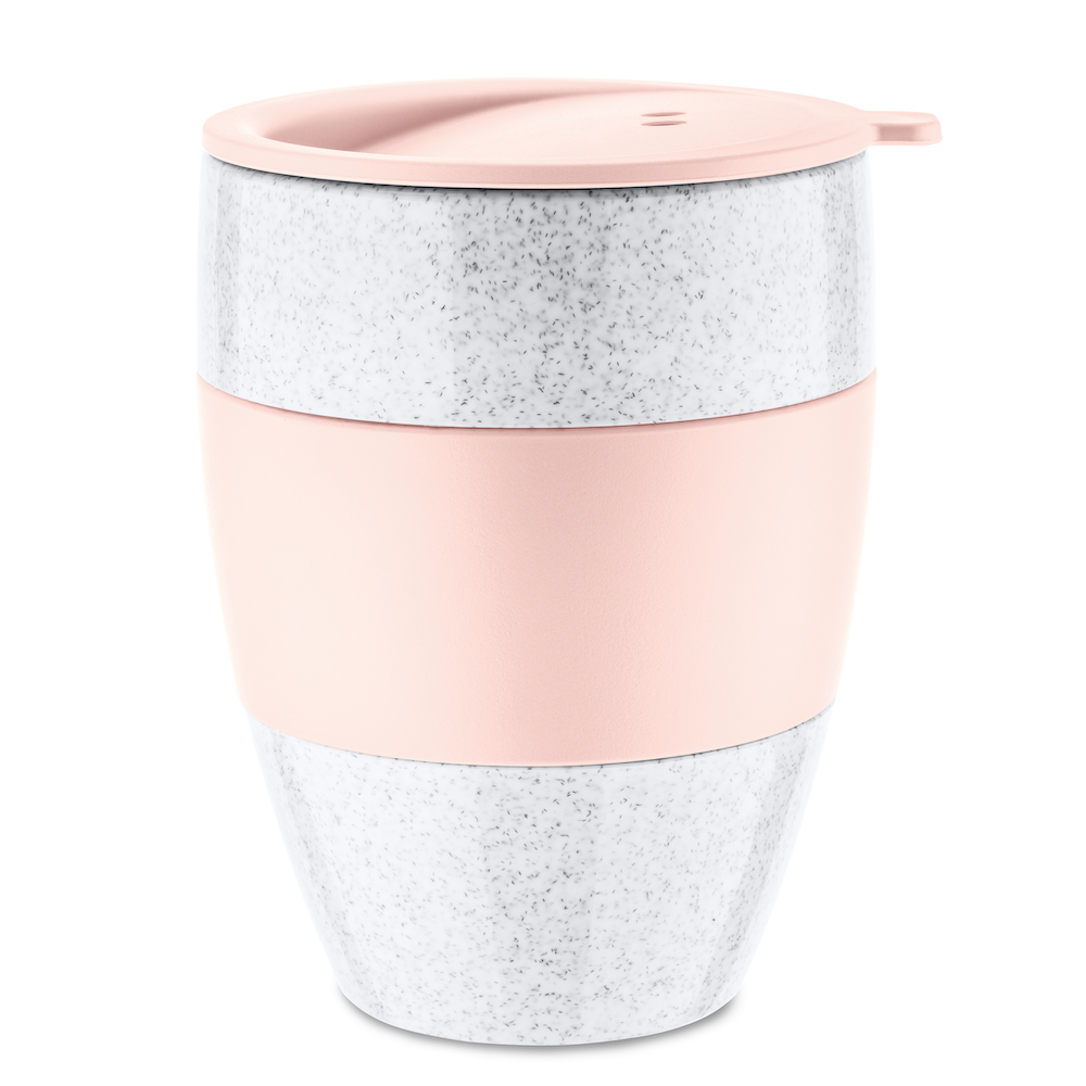 Coffee Mug Aroma Insulated Koziol Organic Deep Pink