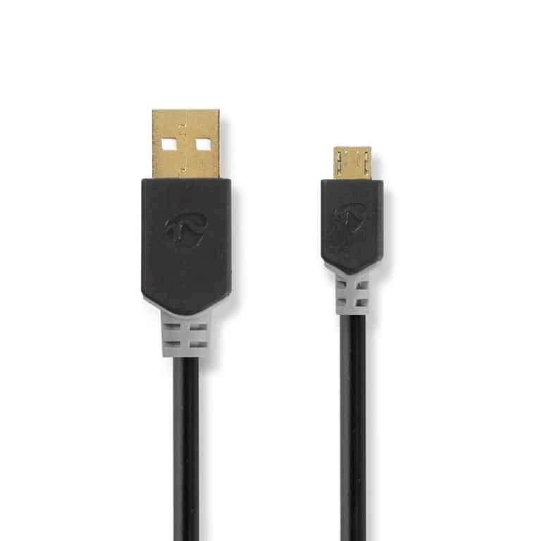 Nedis-Kabel USB-A-Stecker – USB-B-Mikrostecker 1.0 m.
