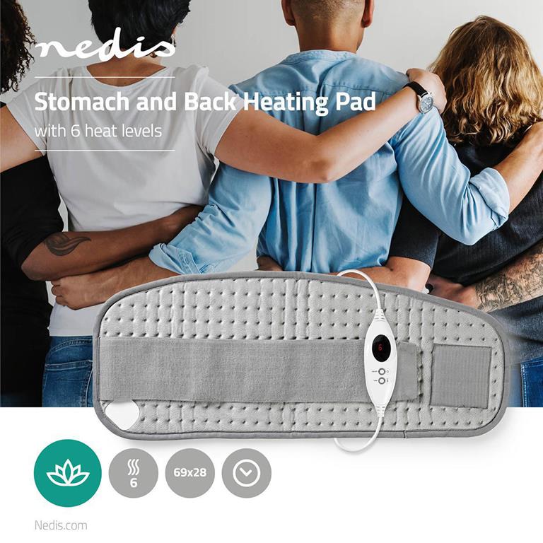 Nedis Heating Pad Stomach / Back 28x69cm