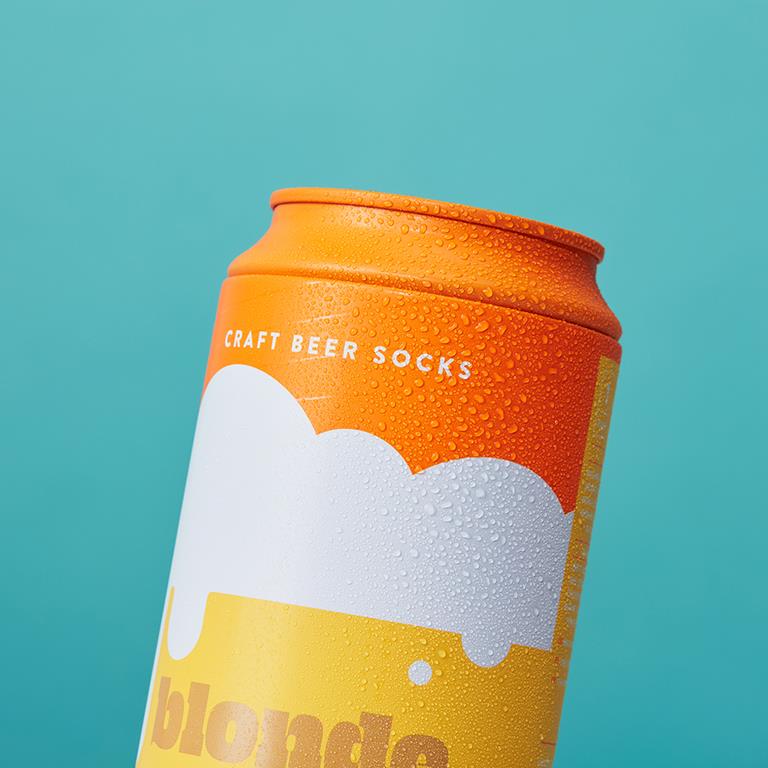 Luckies Craft Beer Socks Lager – Blonde