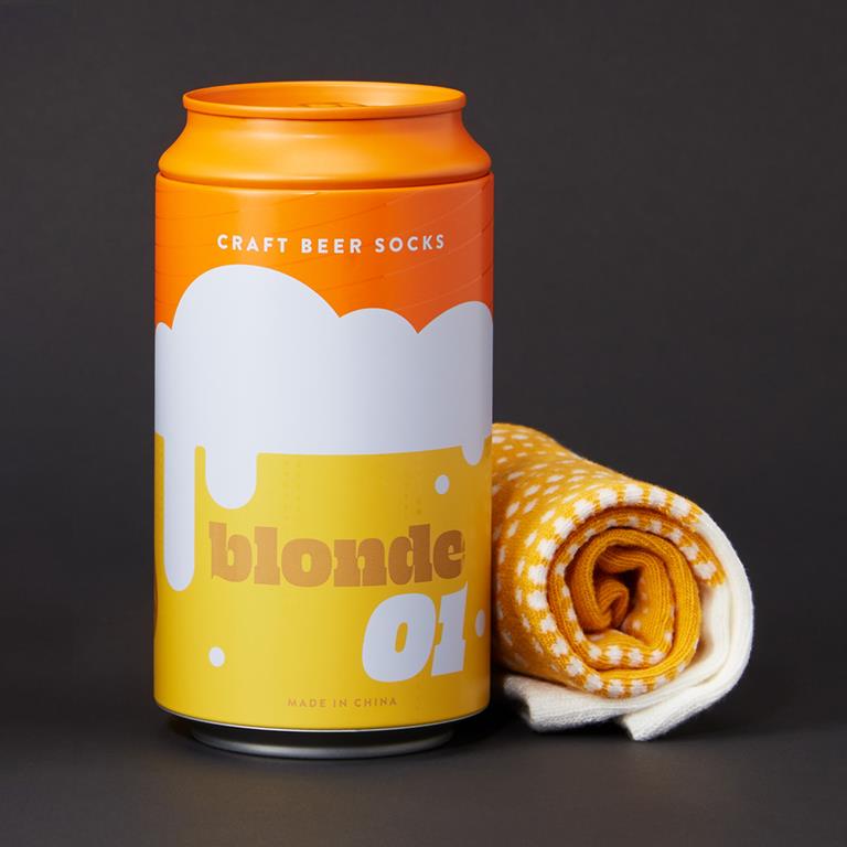 Luckies Craft Beer Socks Lager – Blonde