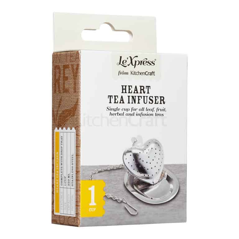 Le’Xpress Stainless Steel Novelty Heart Tea Infuser