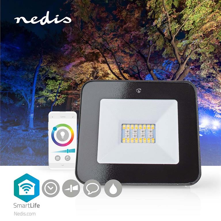 Nedis WiFi Smartlife Floodlight RGBW 1600lm