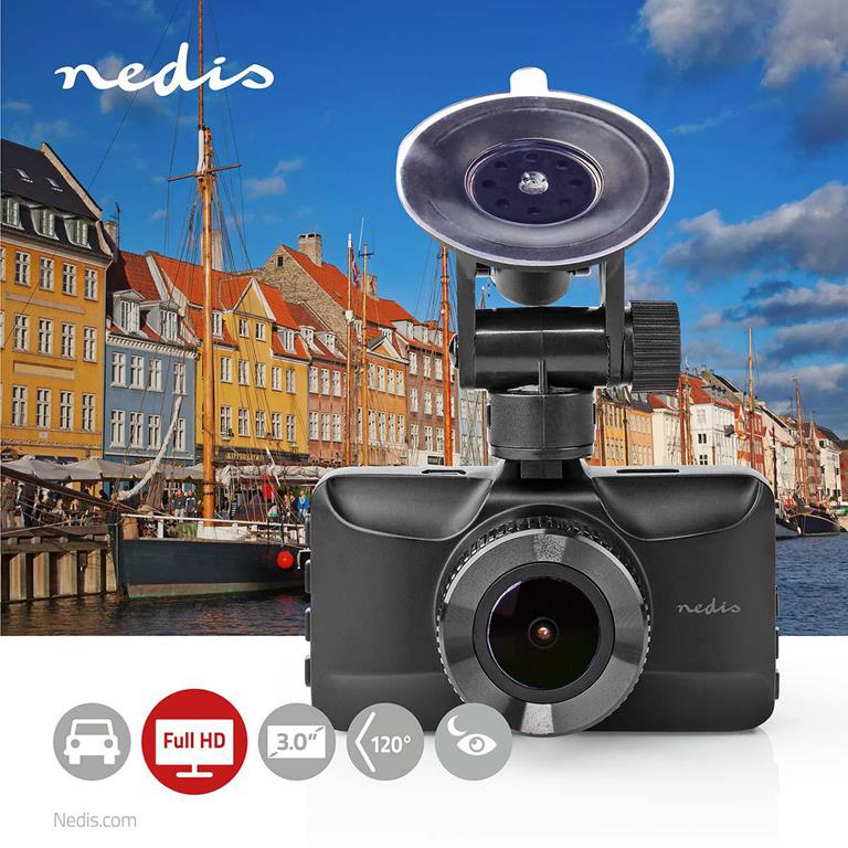Nedis Dash Cam 3.0" | 12.0 MPxl | 1080p. | Night View