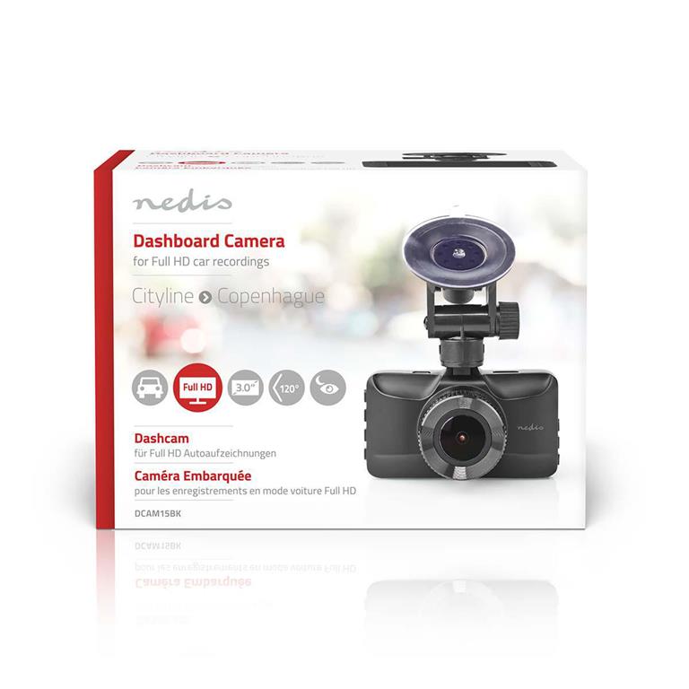 Nedis Dash Cam 3.0" | 12.0 MPxl | 1080p. | Night View