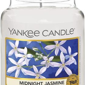 Yankee Large Jar Candle - Middernacht Jasmijn