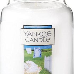 Свеча Yankee Large Jar Candle - чистый хлопок