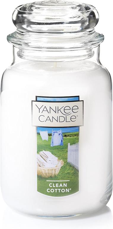 Yankee Large Jar Candle - Clean Cotton