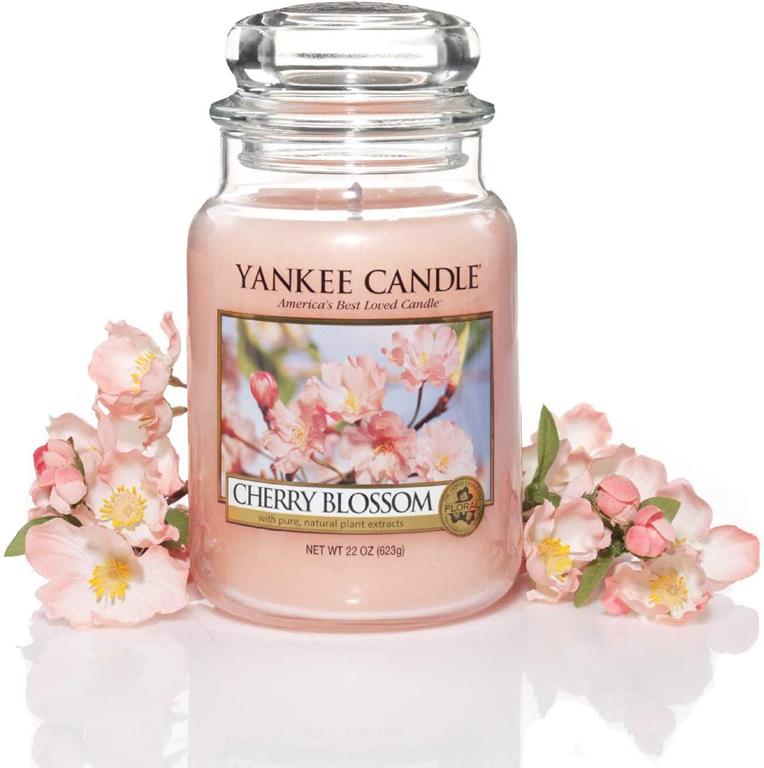 Yankee Large Jar Svece - ķiršu zieds