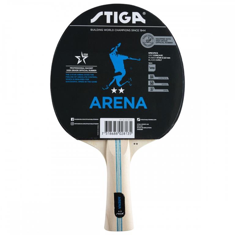 STIGA ARENA 2-star Table Tennis Bat (Concave / WRB)
