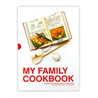Suck UK My Family Cookbook - Red