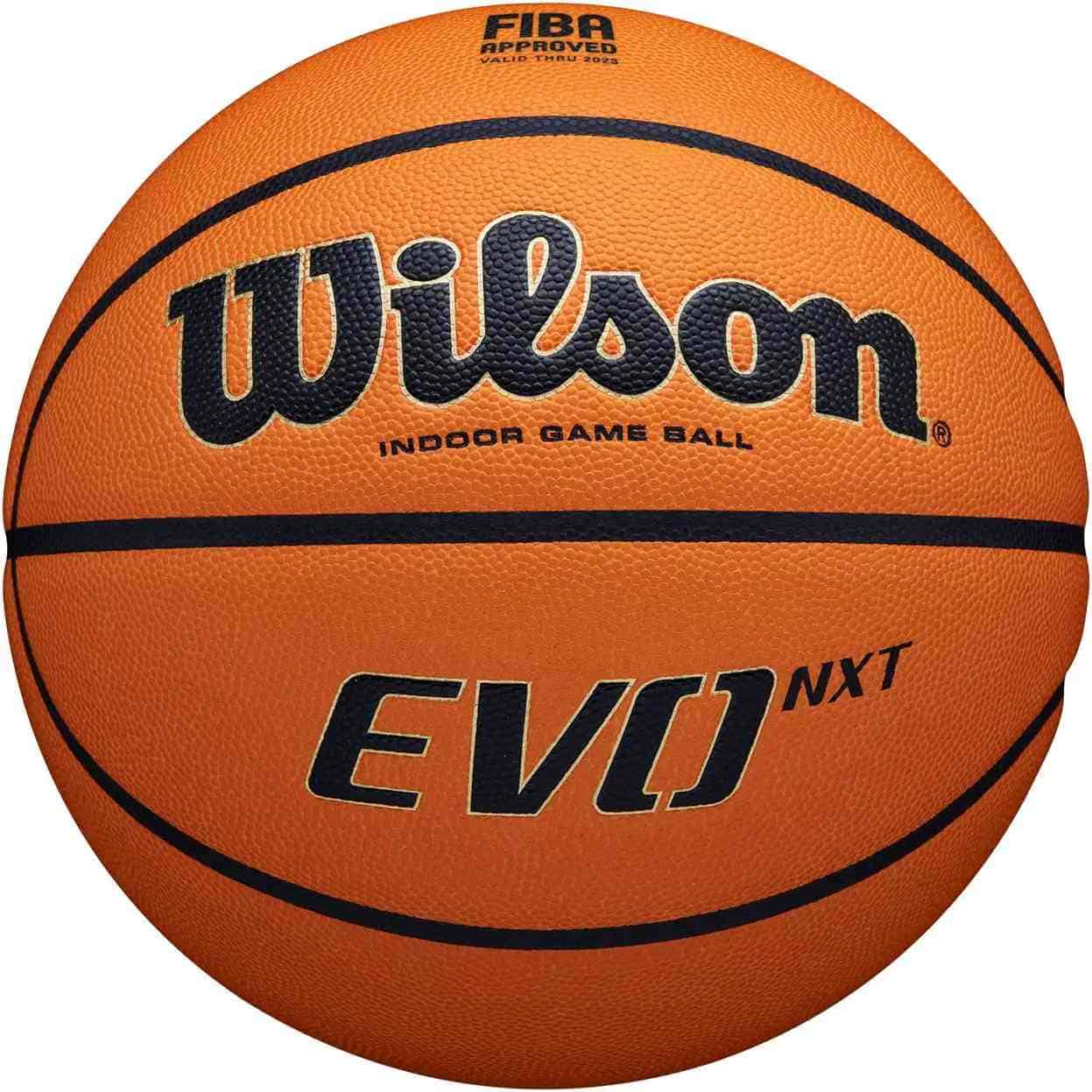 Wilson Basketball Evo Next, одобренный FIBA ​​Game, размер 7
