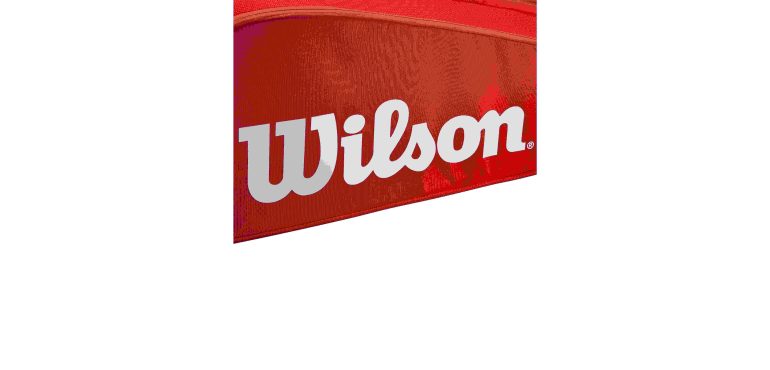 Torba na rakietę tenisową Wilson Super Tour 15 rakiety - czerwona