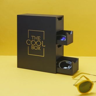 Balvi Saulesbrilles Organizer The Cool Box - Melns