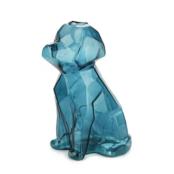 Balvi Vase Sphinx Dog 23cm - Emerald