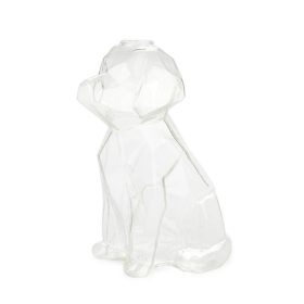 Balvi Vase Sphinx Dog 23cm - Transparent