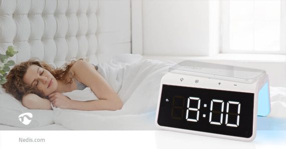 11020WH_1_Nedis_Alarm_clock_Night_Light_with_QI_Charging_White