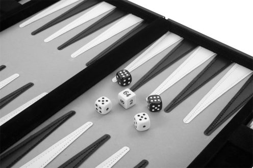 50014_1_Longfield_Backgammon_Set_11"_Grey/Black/White_in_case