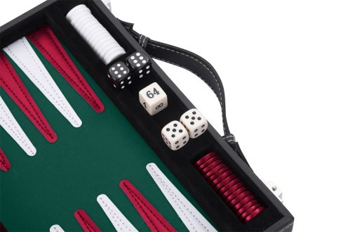 50015_1_Longfield_Backgammon_Set_11"_Green/Red/White_in_case