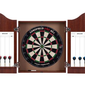 50031_1_Longfield_Darts_Wooden_Cabinet_Complete_Set_Red/Brown