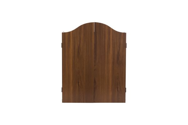 Longfield Darts Wooden Cabinet Complete Set - Brown