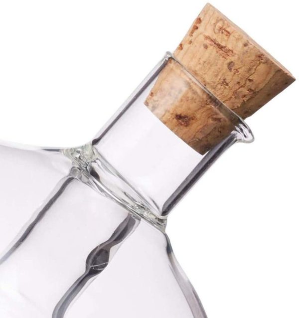 KitchenCraft WOF Italian Round Dual Oil and Vinegar Bottle