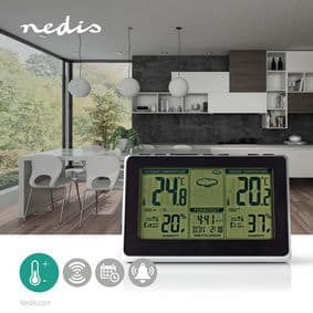 Nedis Weather Station Indoor & Outdoor with Wireless Sensor
