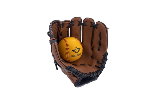 Angel Sports Baseball Set - Glove 9" & PVC Ball