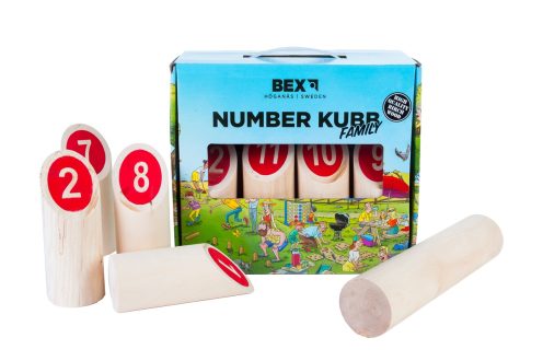 Bex Number Kubb Family Birch Wood Basic