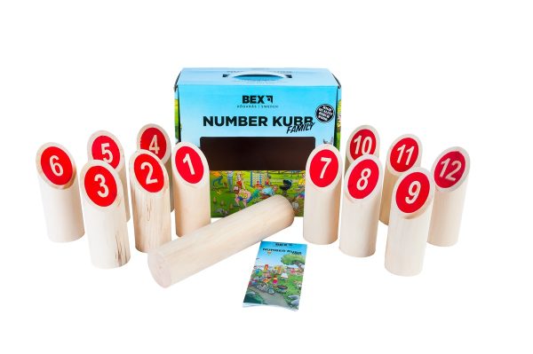 Bex Number Kubb Family Birch Wood Basic