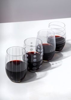 Cheers Stemless Wine Glasses S/4, Cheers Glassware, Mikasa