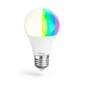 Hama WLAN-ledlamp, E27, 10 W, RGB + CCT