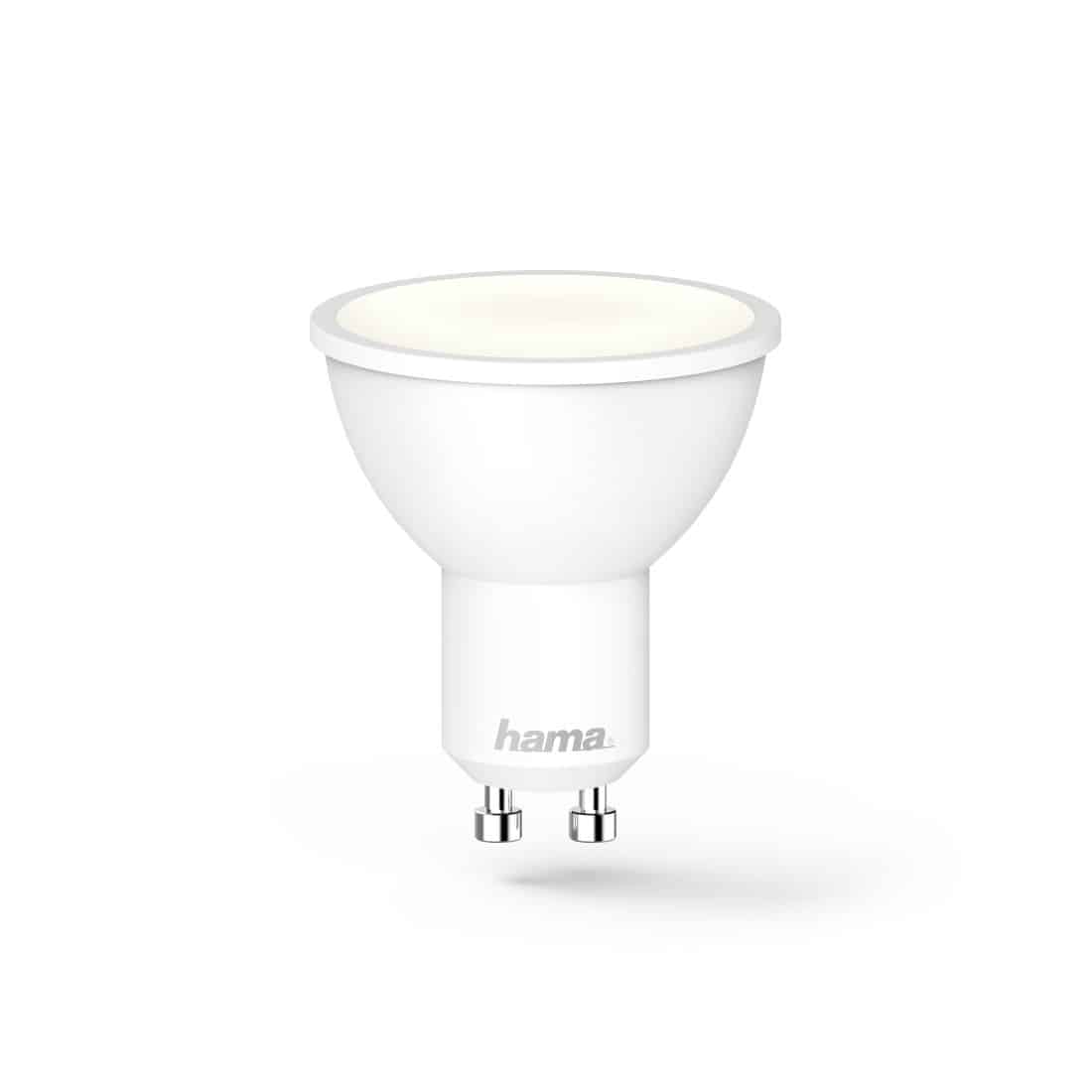 Hama WLAN LED Lamp, GU10, 10 W, RGB + CCT
