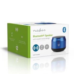 Nedis Bluetooth® garsiakalbis 5W, prijungiamas – mėlynas
