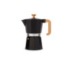 La Cafetière Venice Aluminium Espresso Maker 6-Cup - Zwart