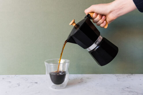 La Cafetière Venice Aluminium Espresso Maker 6-Cup - Black