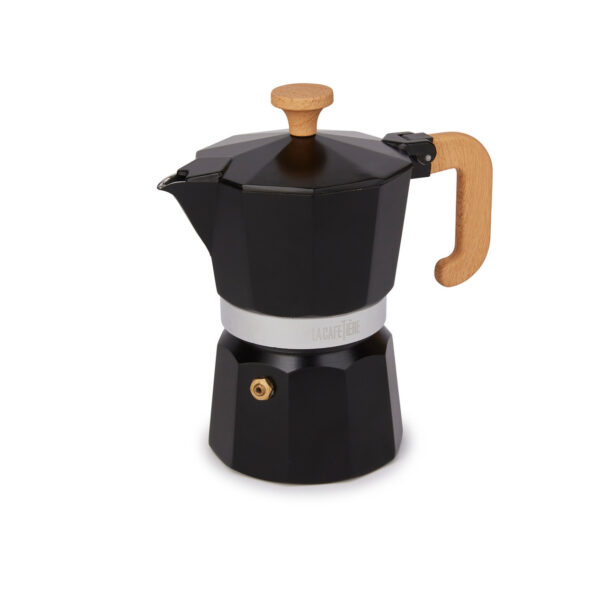 La Cafetière Venice Aluminium Espresso Maker 3-Cup - Black